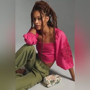 Farm Rio Lace Blouse